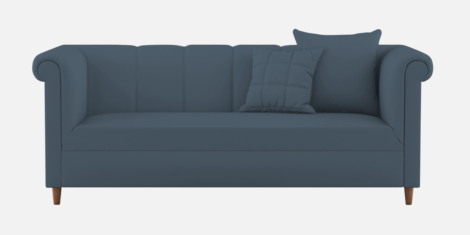 Rubi Velvet 3 Seater Sofa In Oxford Blue Colour - Febonic Living