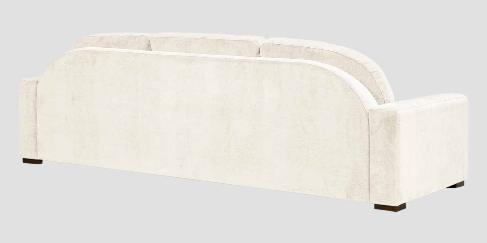 Dara Fabric 3 Seater Sofa In Ivory Cream Colour - Febonic Living