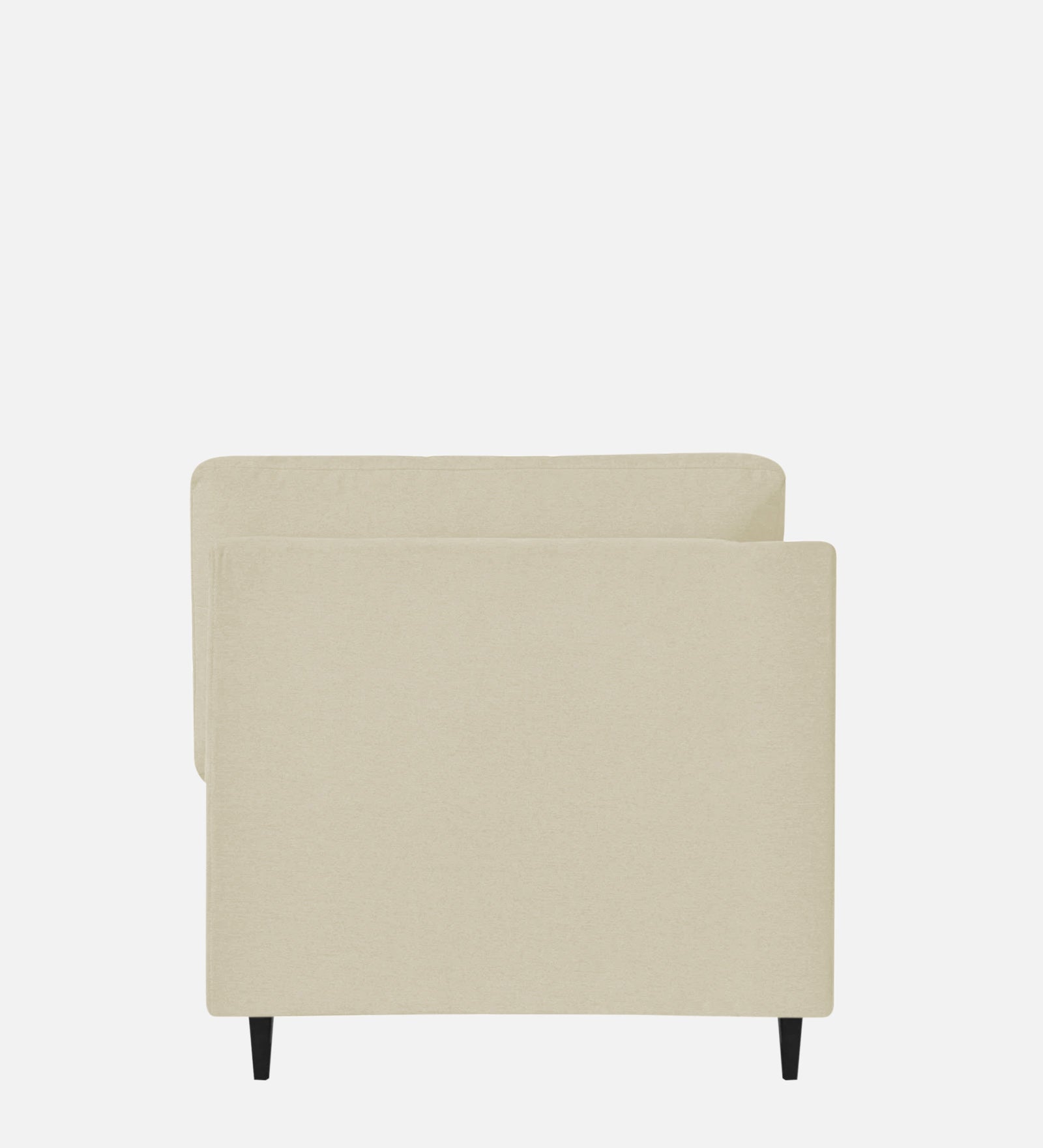 Jonze Velvet RHS Chaise Lounger In Warm White Colour - Febonic Living