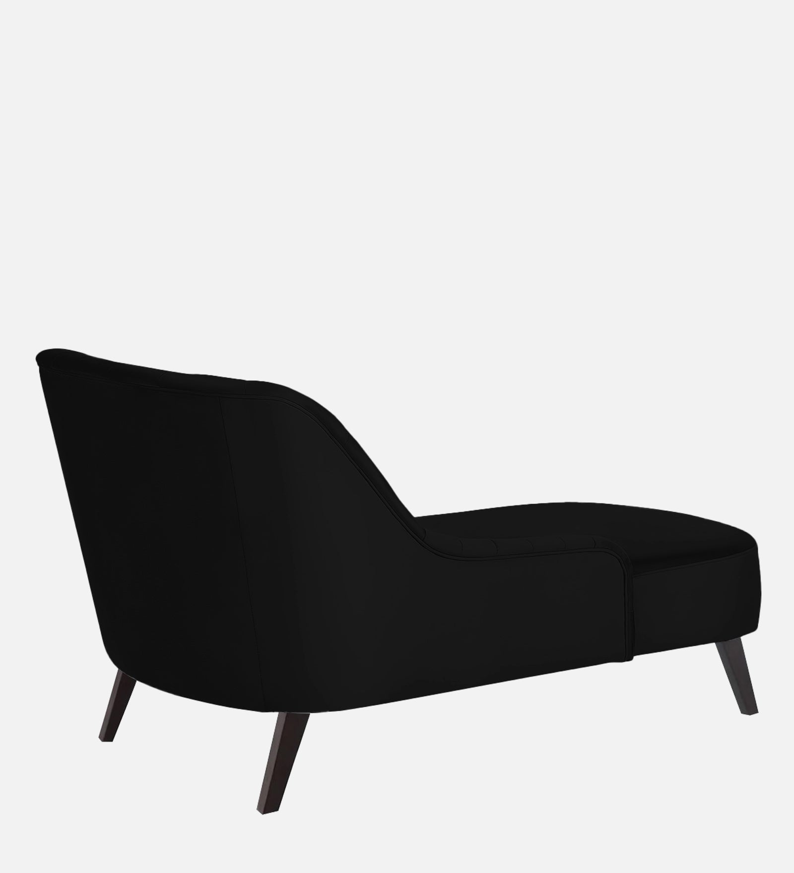 Flora Velvet RHS Chaise Lounger In Adam Black Colour - Febonic Living