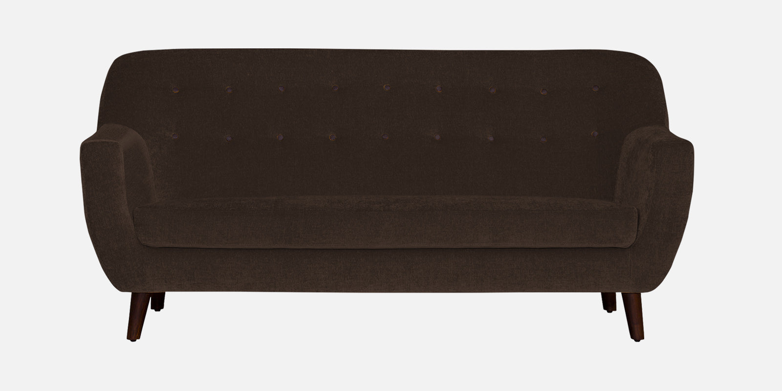 German Fabric 3 Seater Sofa In Cidar Brown Colour - Febonic Living