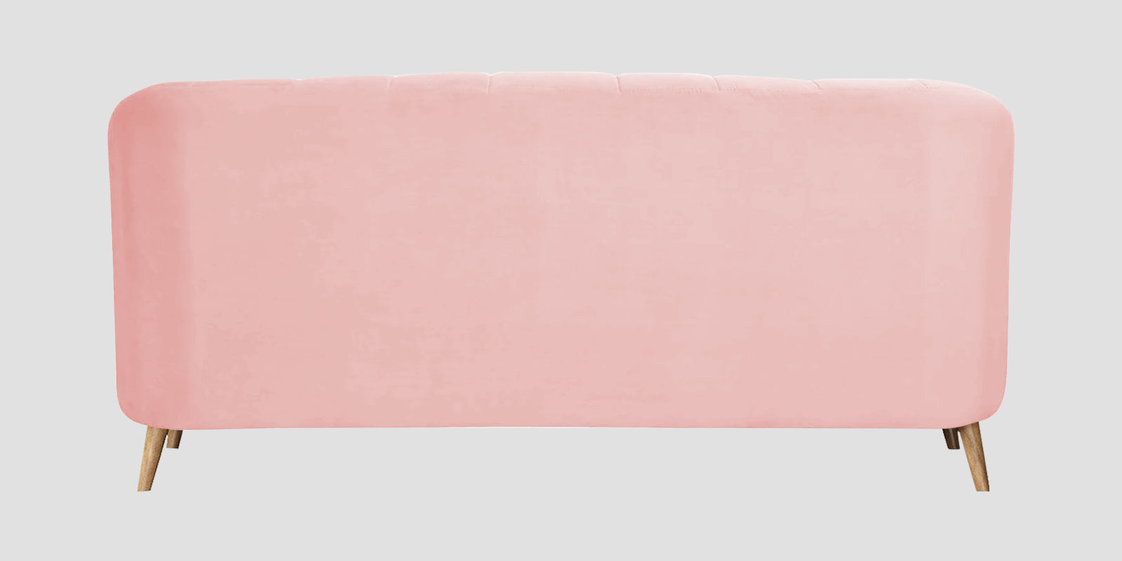 Kaylee Velvet 3 Seater Sofa In Millennial Pink Colour - Febonic Living