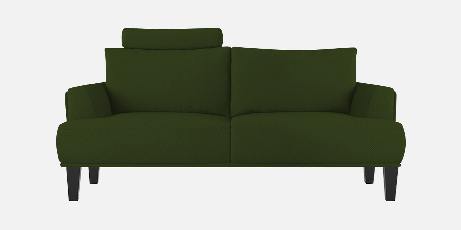 Como Fabric 2 Seater Sofa In Olive Green Colour - Febonic Living