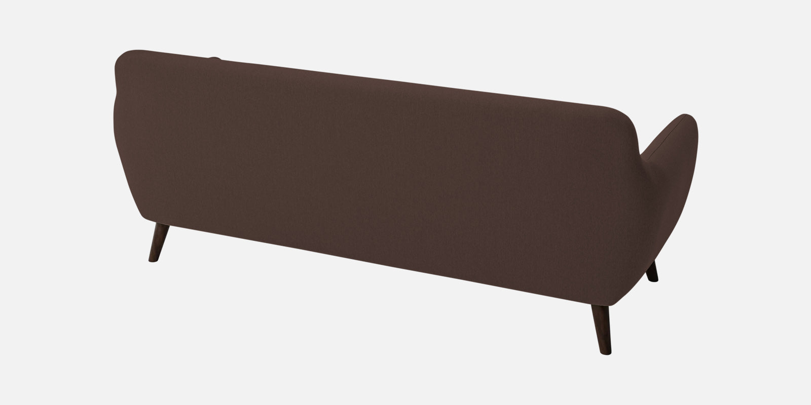 Goofy Fabric 3 Seater Sofa In Caramel Brown Colour - Febonic Living