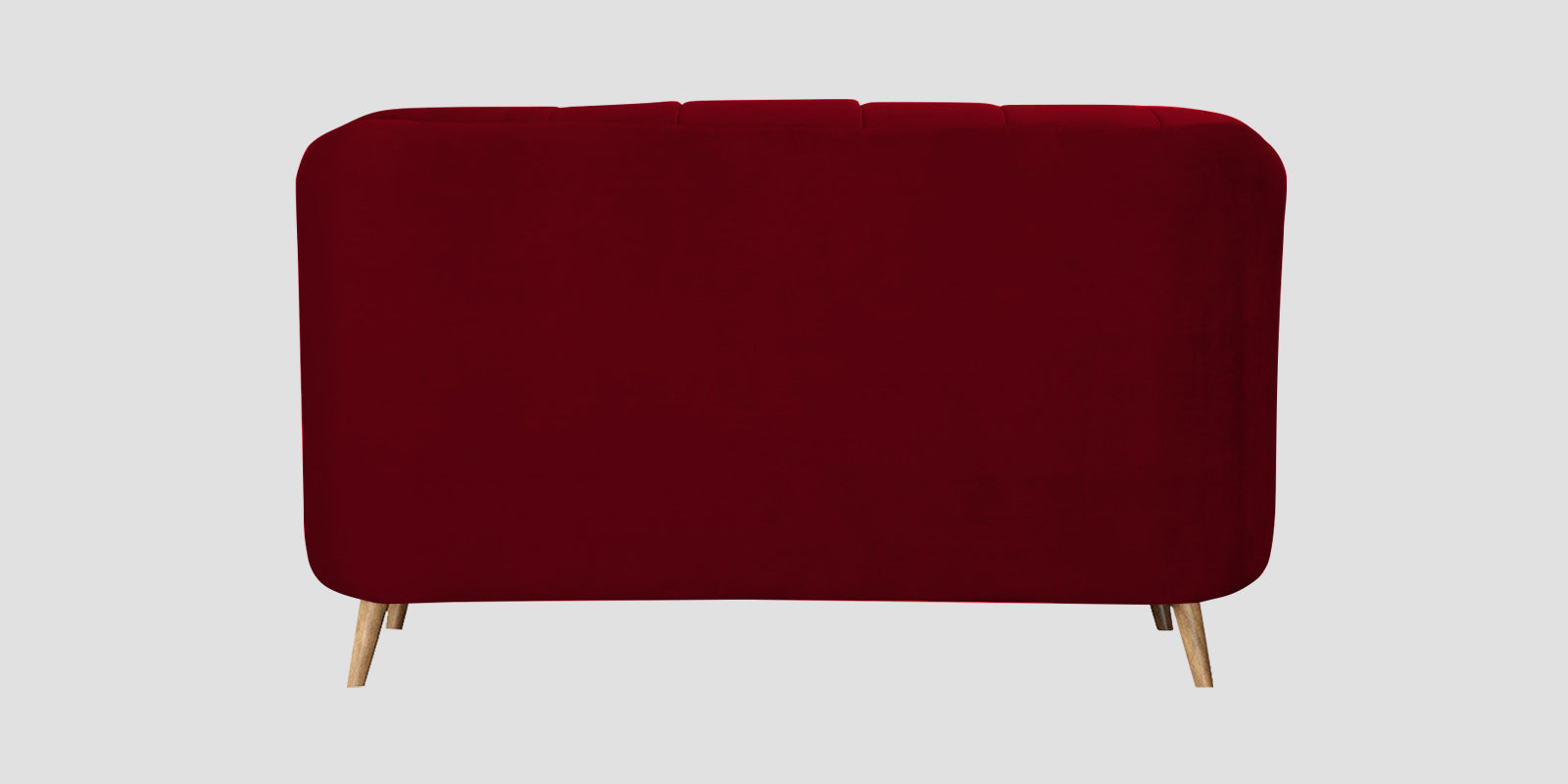 Kaylee Velvet 2 Seater Sofa In Cherry Red Colour - Febonic Living