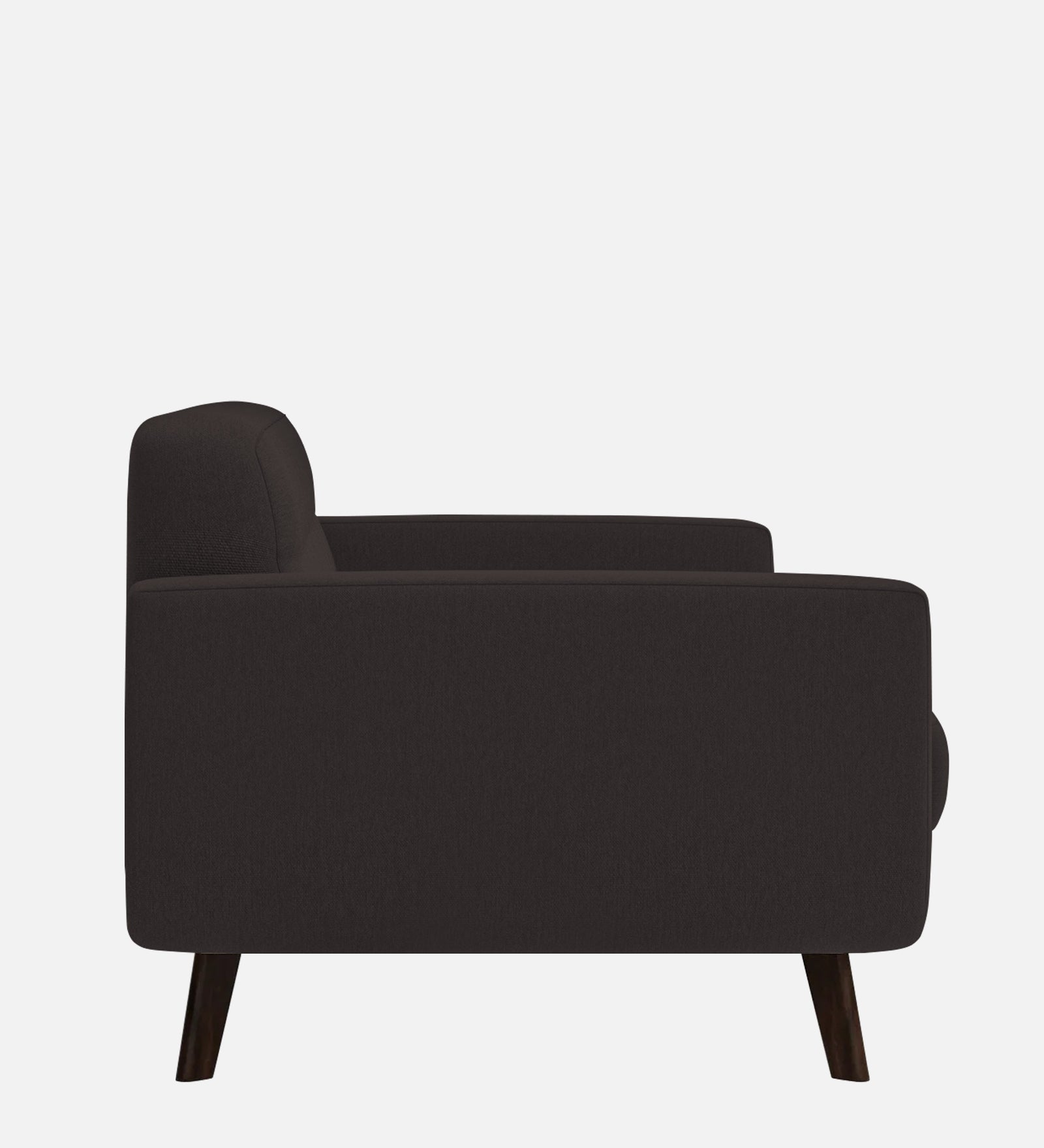 Marsela Fabric 1 Seater Sofa In Pebble Brown Colour - Febonic Living