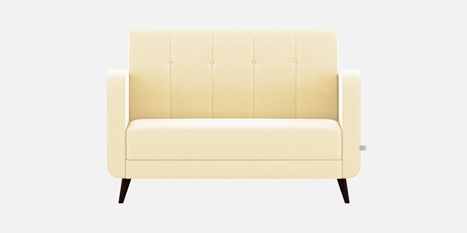 Wiki Velvet 2 Seater Sofa In Sandy Beige Colour - Febonic Living