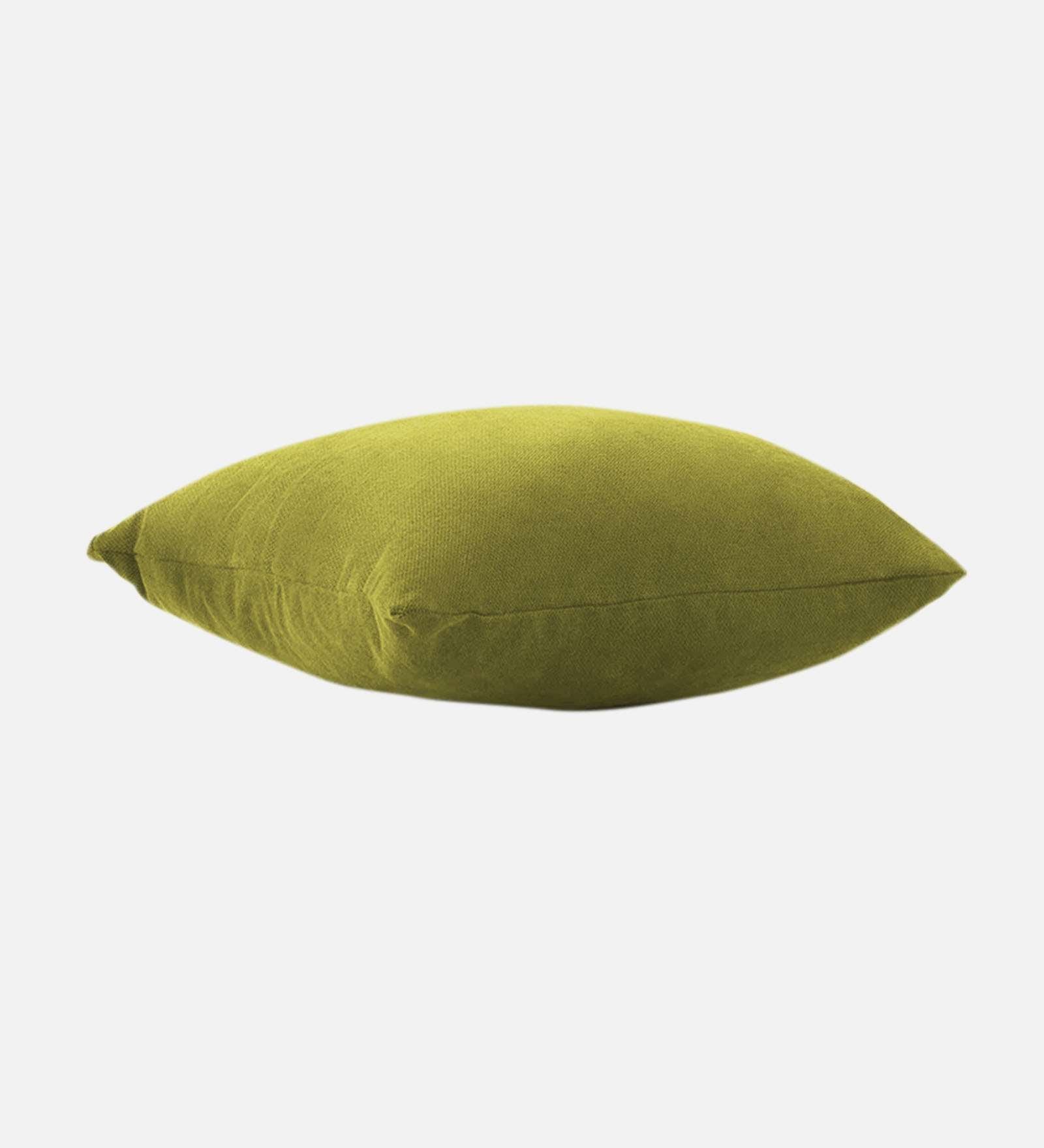 Kaya Fabric Geometric 20x20 inches Cushion + Covers (Pack of 2) In Parrot Green Colour - Febonic Living