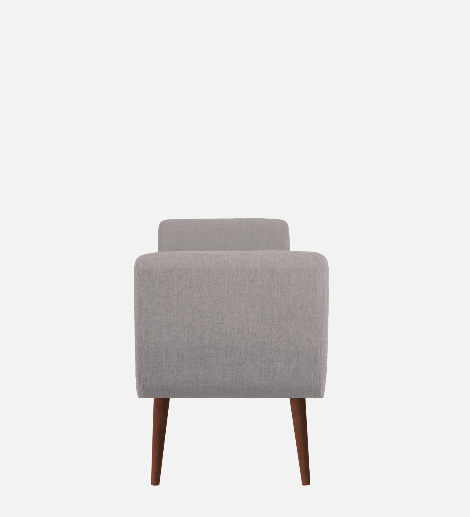 Cartes Velvet Bench In Pearl Grey Colour - Febonic Living