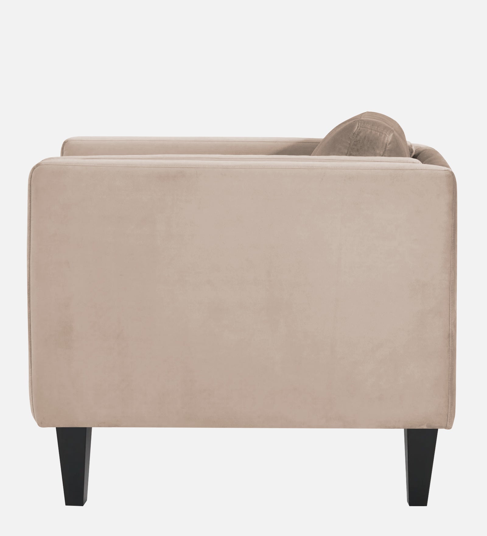 Jasper Velvet 1 Seater Sofa In Camel Beige Colour - Febonic Living