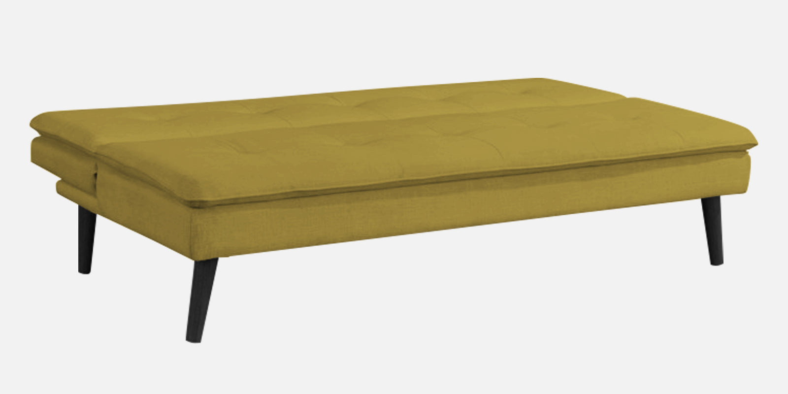 Toner Fabric 3 Seater Convertible Sofa Cum Bed In Parrot Green Colour - Febonic Living