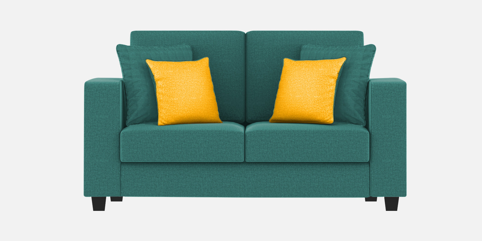 Nabi Fabric 2 Seater Sofa In Sea Green Colour - Febonic Living