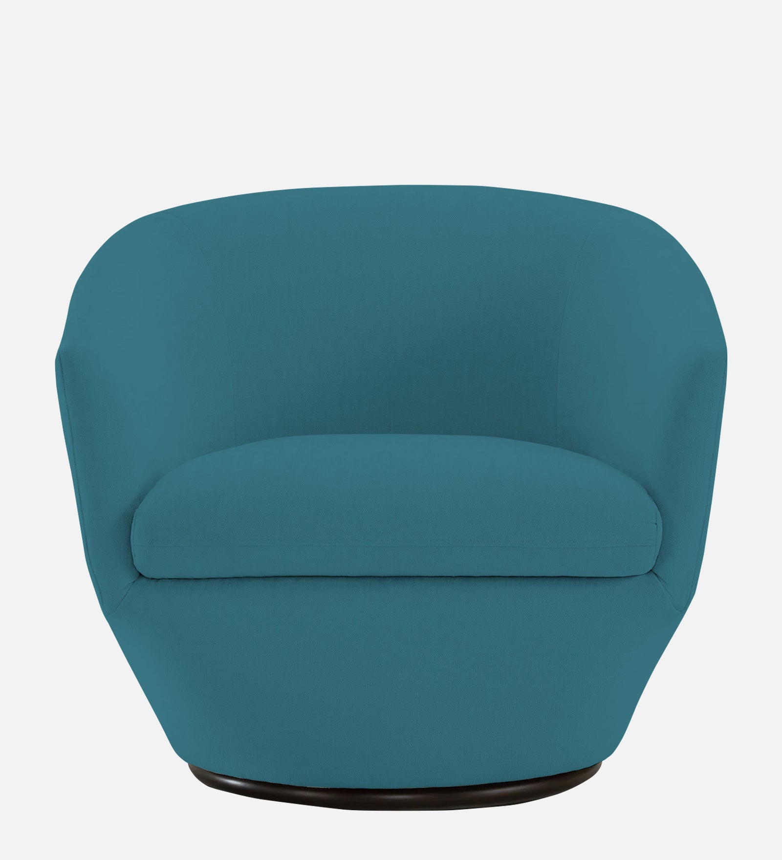 Haddie Velvet Swivel Chair In Aqua Blue Colour - Febonic Living
