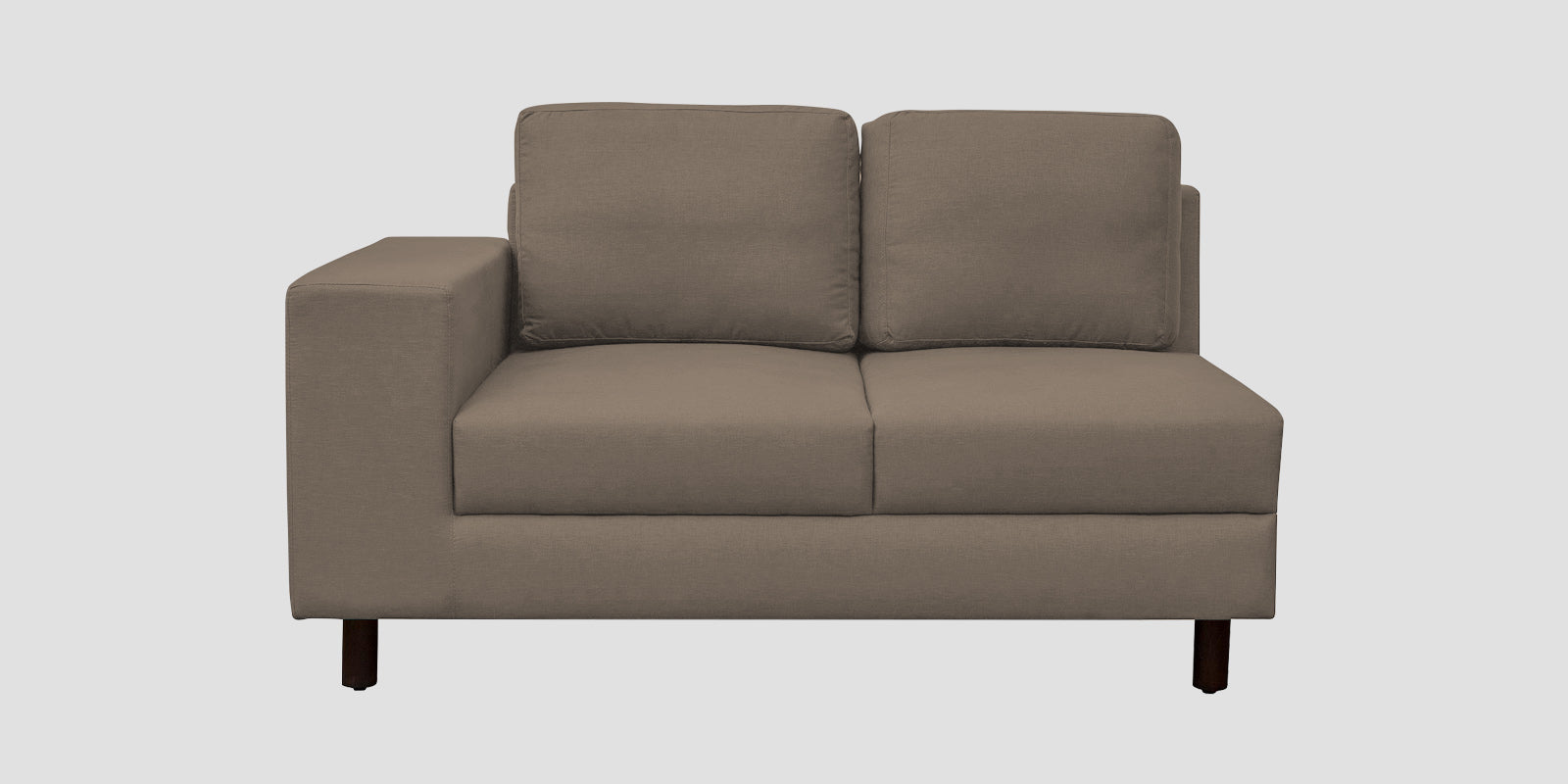 Betty Fabric 6 Seater RHS Corner Sofa In Hazel Beige Colour - Febonic Living