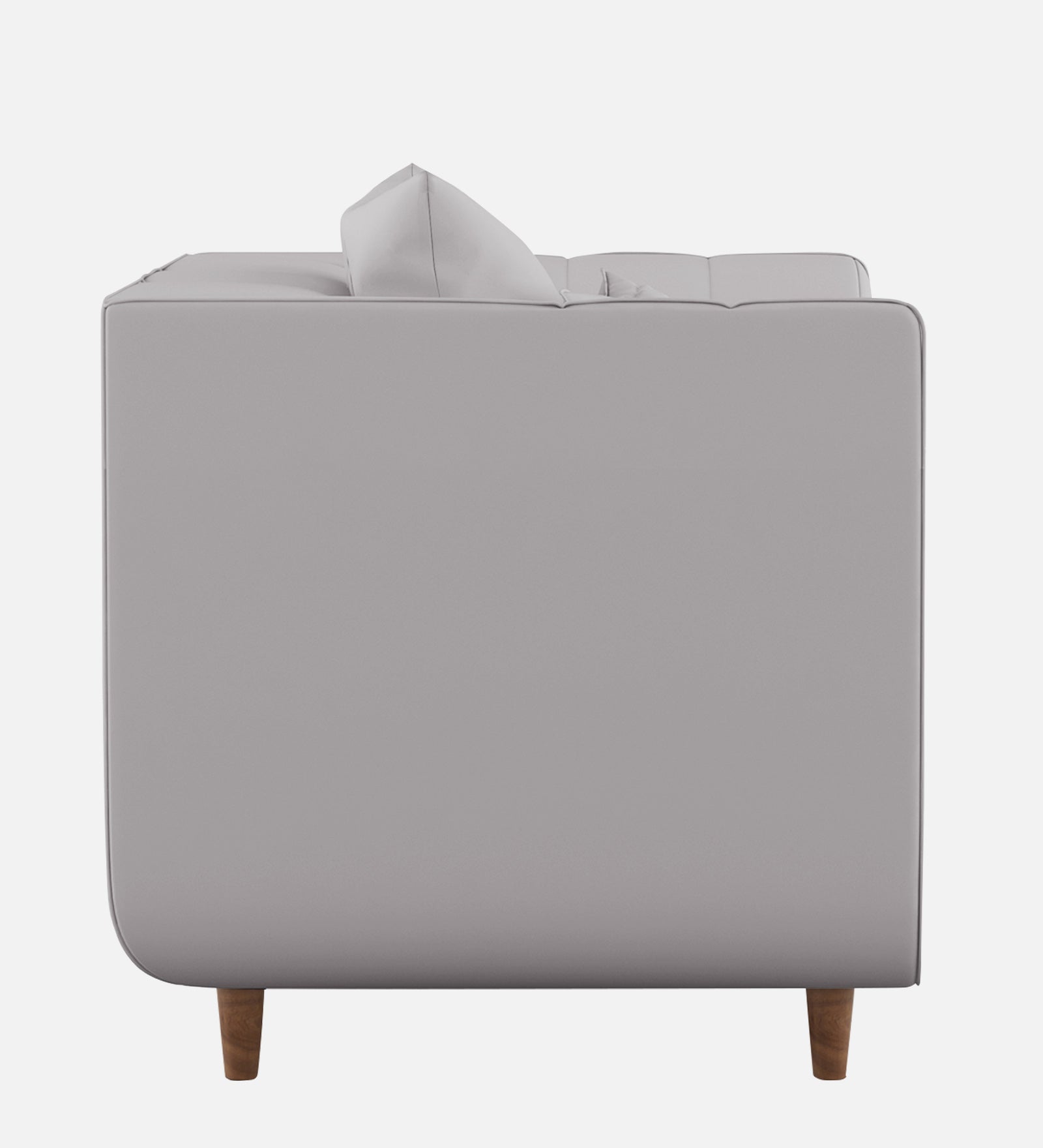 Sumo Velvet 1 Seater Sofa In Concrete Grey Colour - Febonic Living