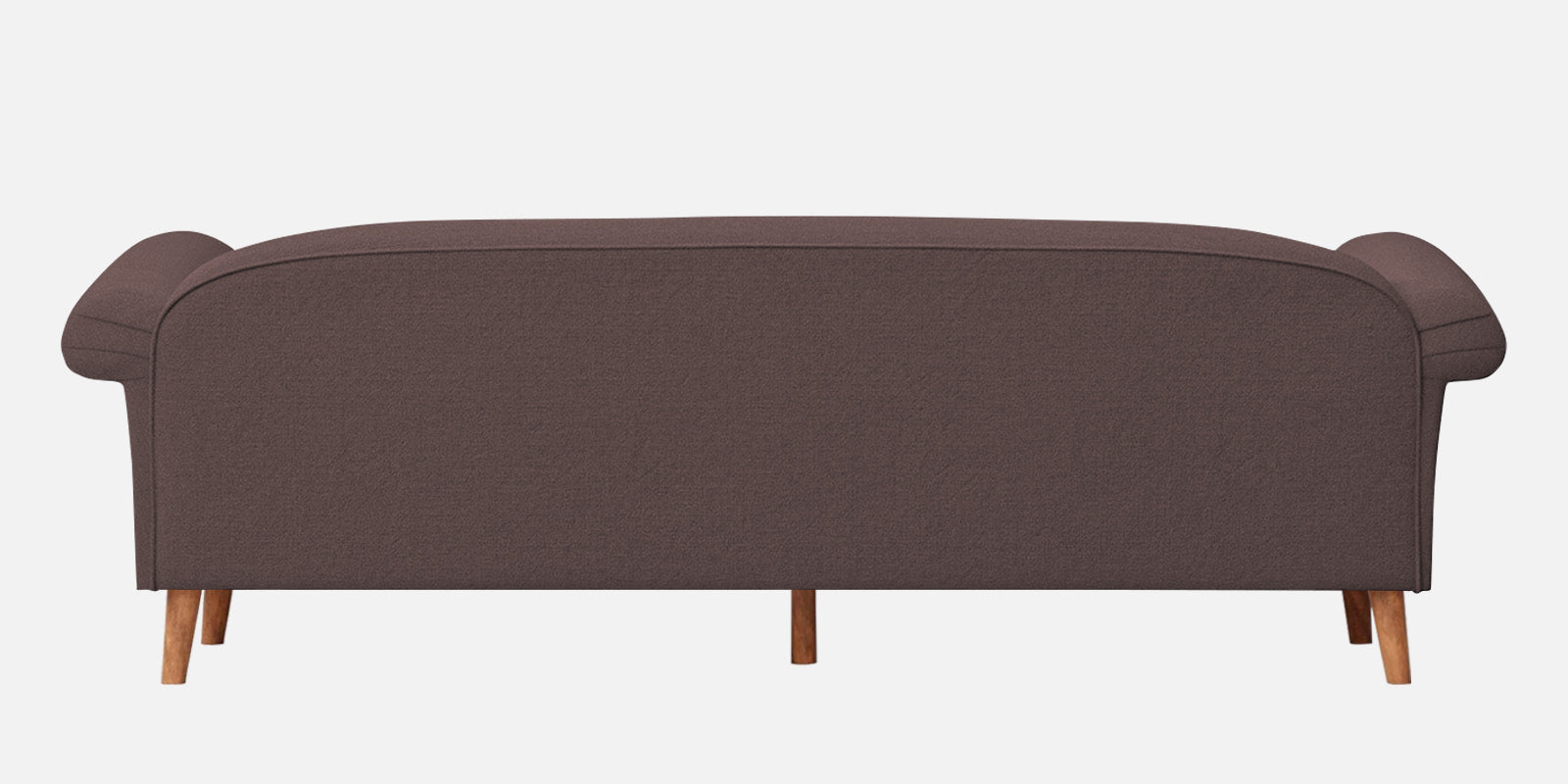 Barber Fabric 3 Seater Sofa In Night Brown Colour - Febonic Living