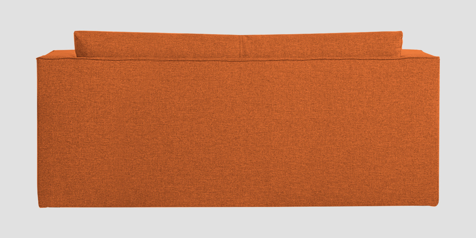 Kenia Fabric 3 Seater Foldable Sofa Cum Bed In Vivid Orange Colour - Febonic Living