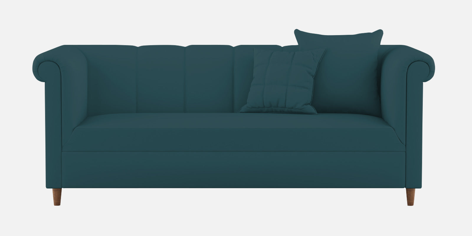 Rubi Velvet 3 Seater Sofa In Arabian Green Colour - Febonic Living