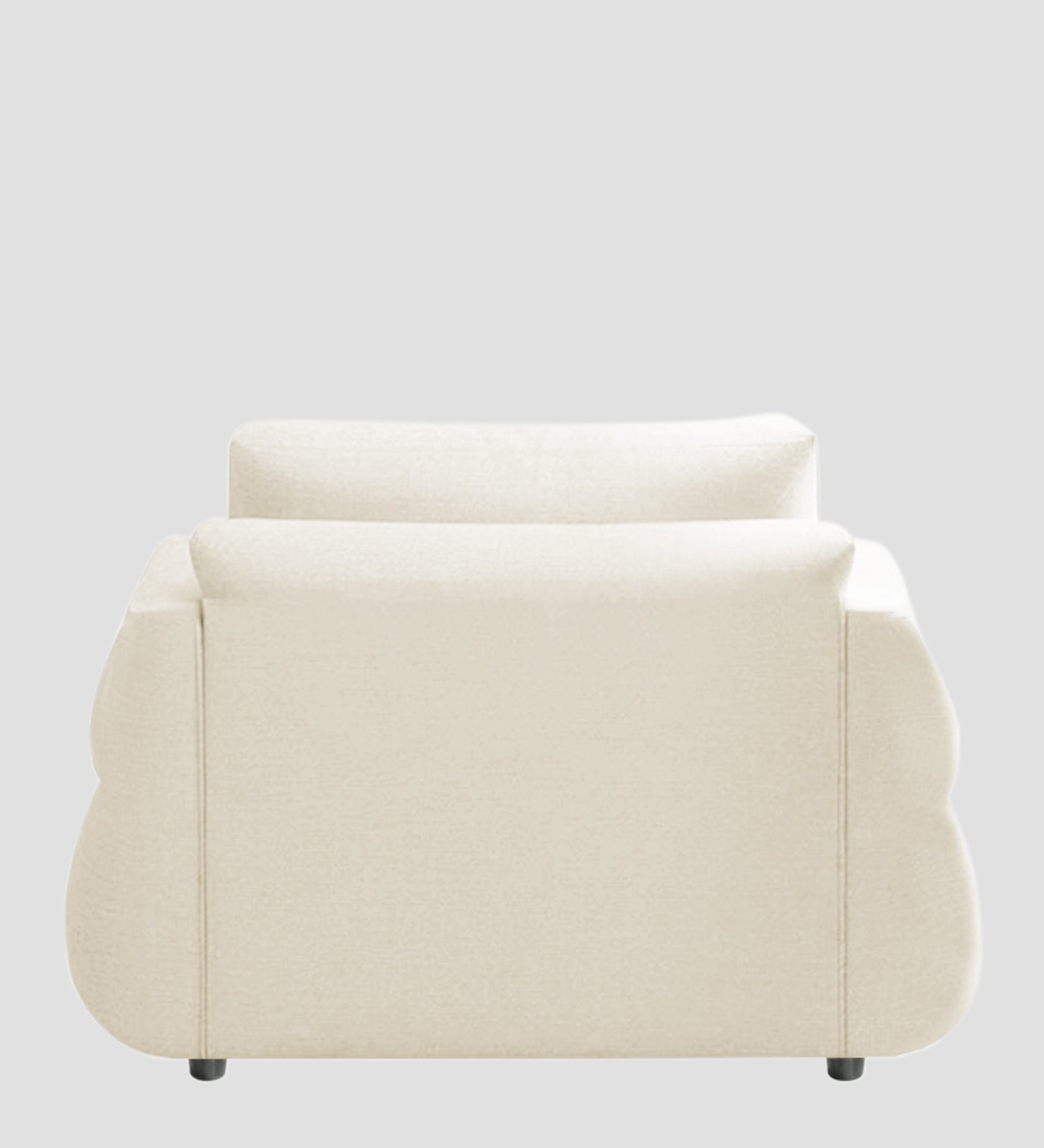 Jack Fabric 1 Seater Sofa In Ivory Cream Colour - Febonic Living