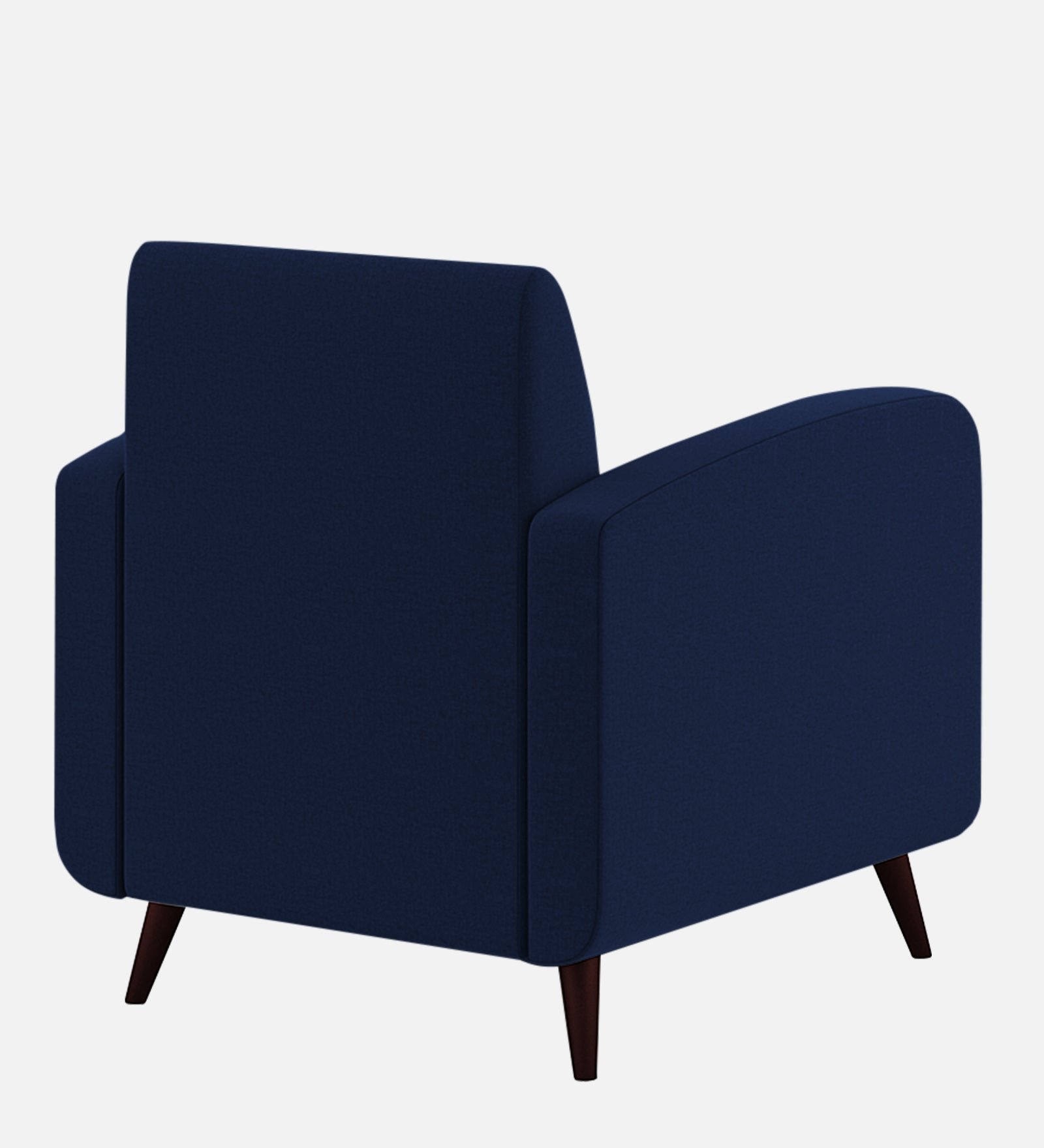 Wiki Velvet 1 Seater Sofa In Indigo Blue Colour - Febonic Living