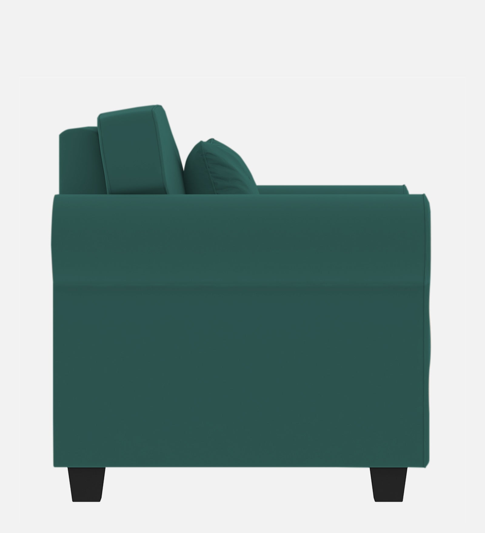 Numonk Velvet 1 Seater Sofa In Pine green Colour - Febonic Living
