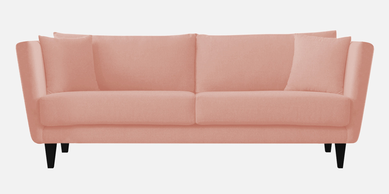 Norway Velvet 3 Seater Sofa In Blush Pink Colour - Febonic Living