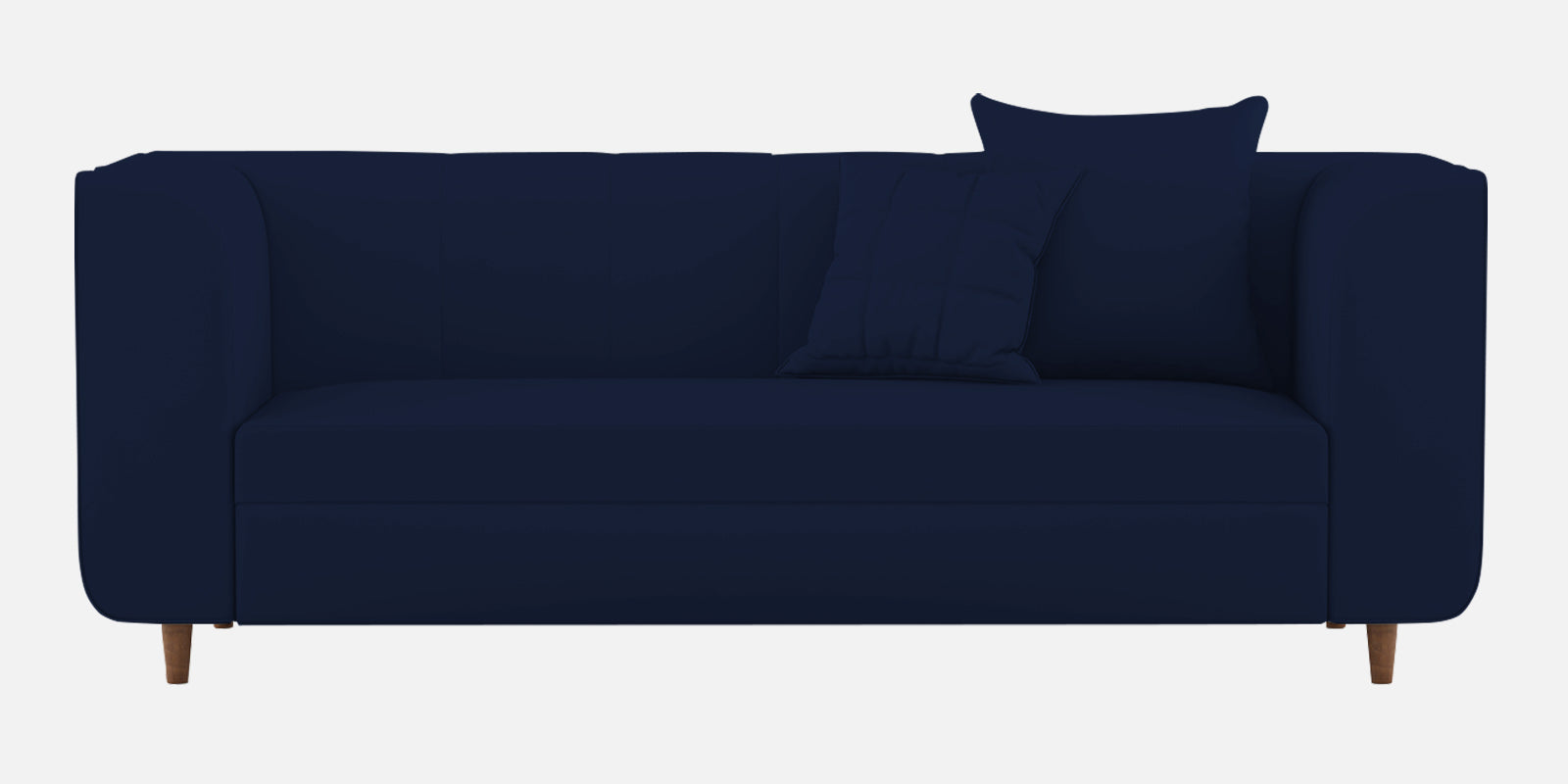 Sumo Velvet 3 Seater Sofa In Indigo Blue Colour - Febonic Living