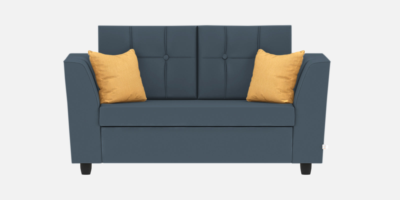 Nestin Velvet 2 Seater Sofa In Oxford Blue Colour - Febonic Living