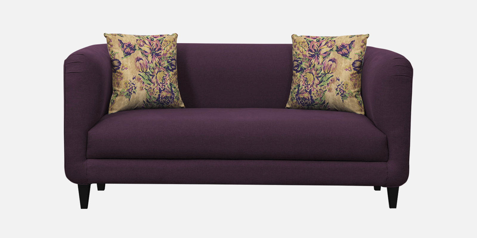 Niki Fabric 2 Seater Sofa In Greek Purple Colour - Febonic Living