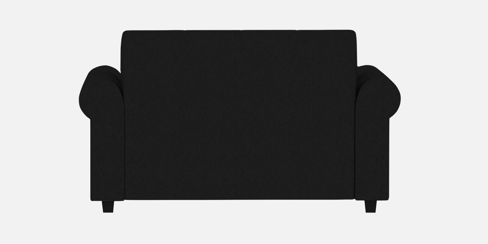 Derado Fabric 2 Seater Sofa In Zed Black Colour - Febonic Living