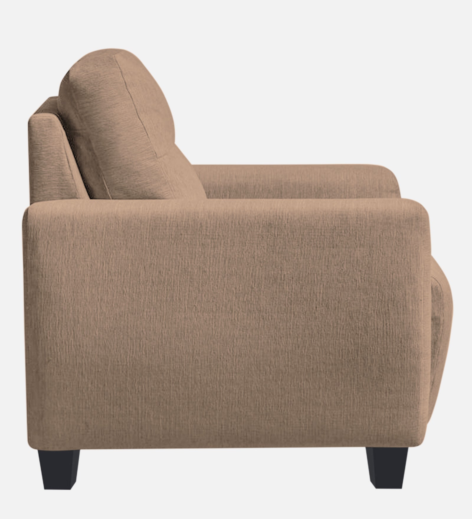 Bakadi Fabric 1 Seater Sofa In Cookie Beige Colour - Febonic Living
