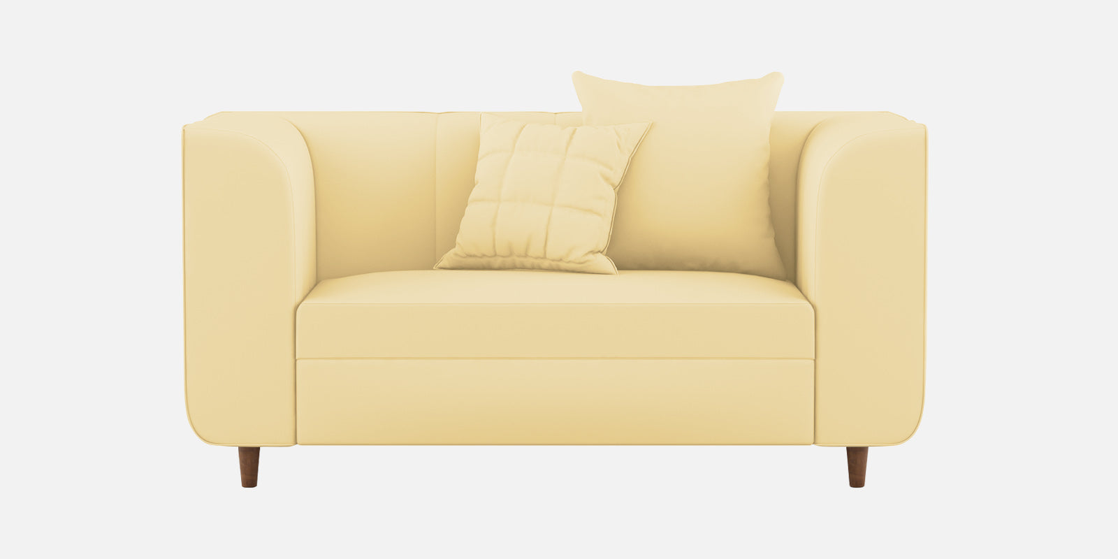 Sumo Velvet 2 Seater Sofa In Sandy Beige Colour - Febonic Living