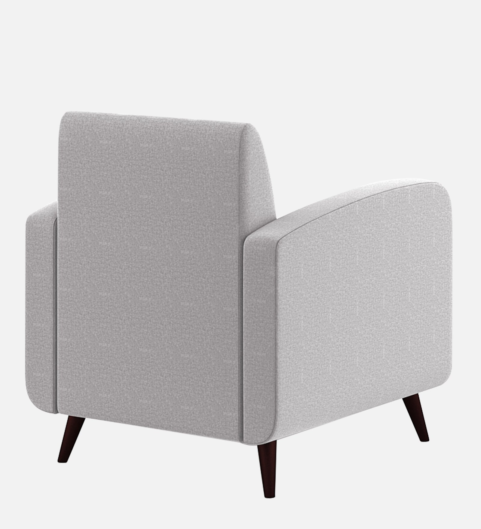 Wiki Velvet 1 Seater Sofa In Concrete grey Colour - Febonic Living