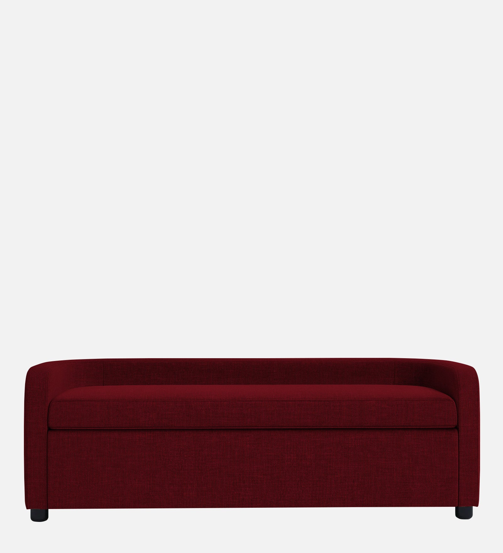 Cooper Fabric Storage Bench In Ruby Red Colour - Febonic Living