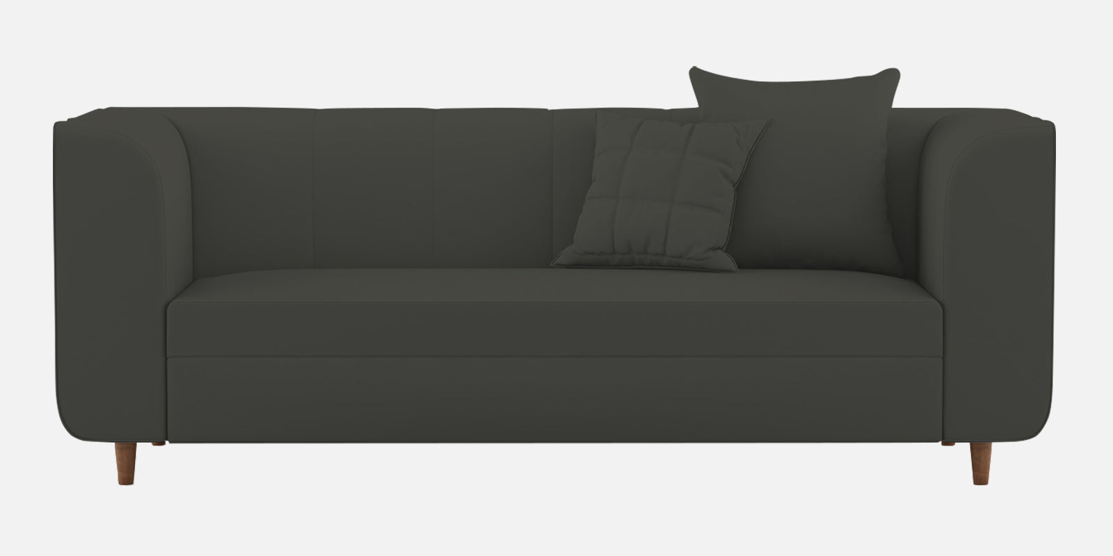 Sumo Velvet 3 Seater Sofa In Hory Grey Colour - Febonic Living