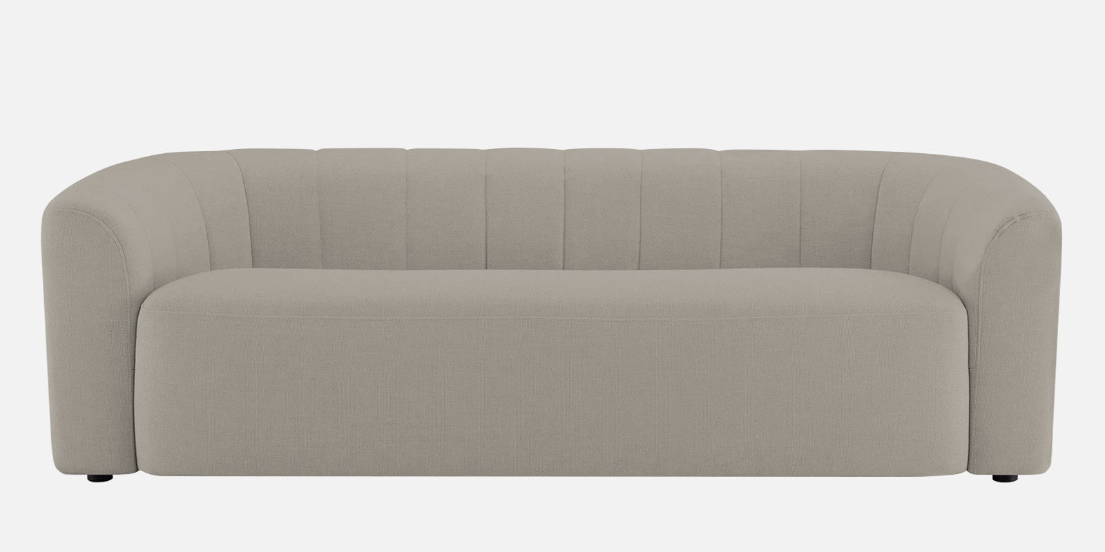 Mara Fabric 3 Seater Sofa In Ash Grey Colour - Febonic Living