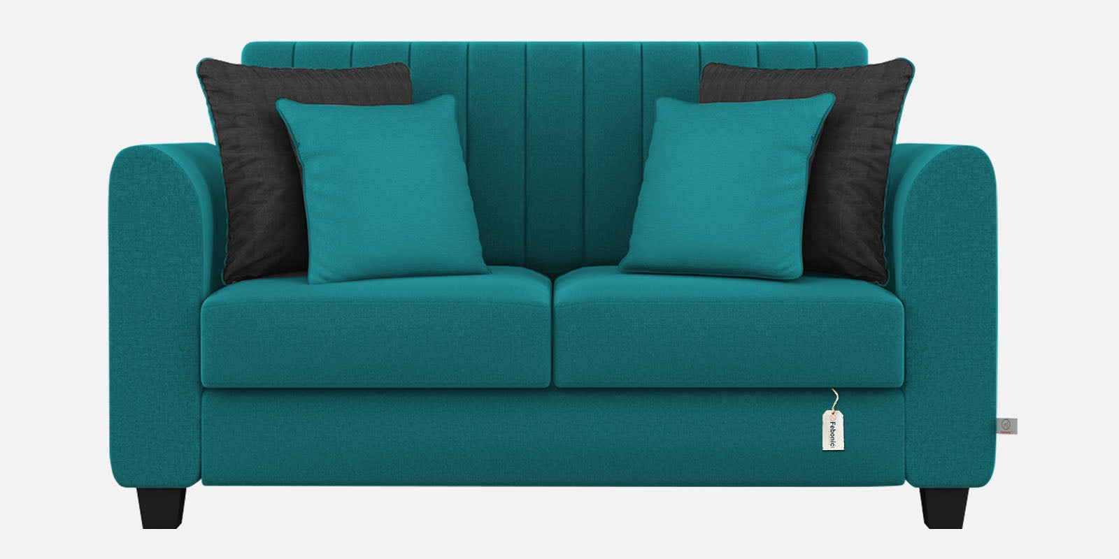 Cosmic Fabric 2 Seater Sofa In Sea Green Colour - Febonic Living