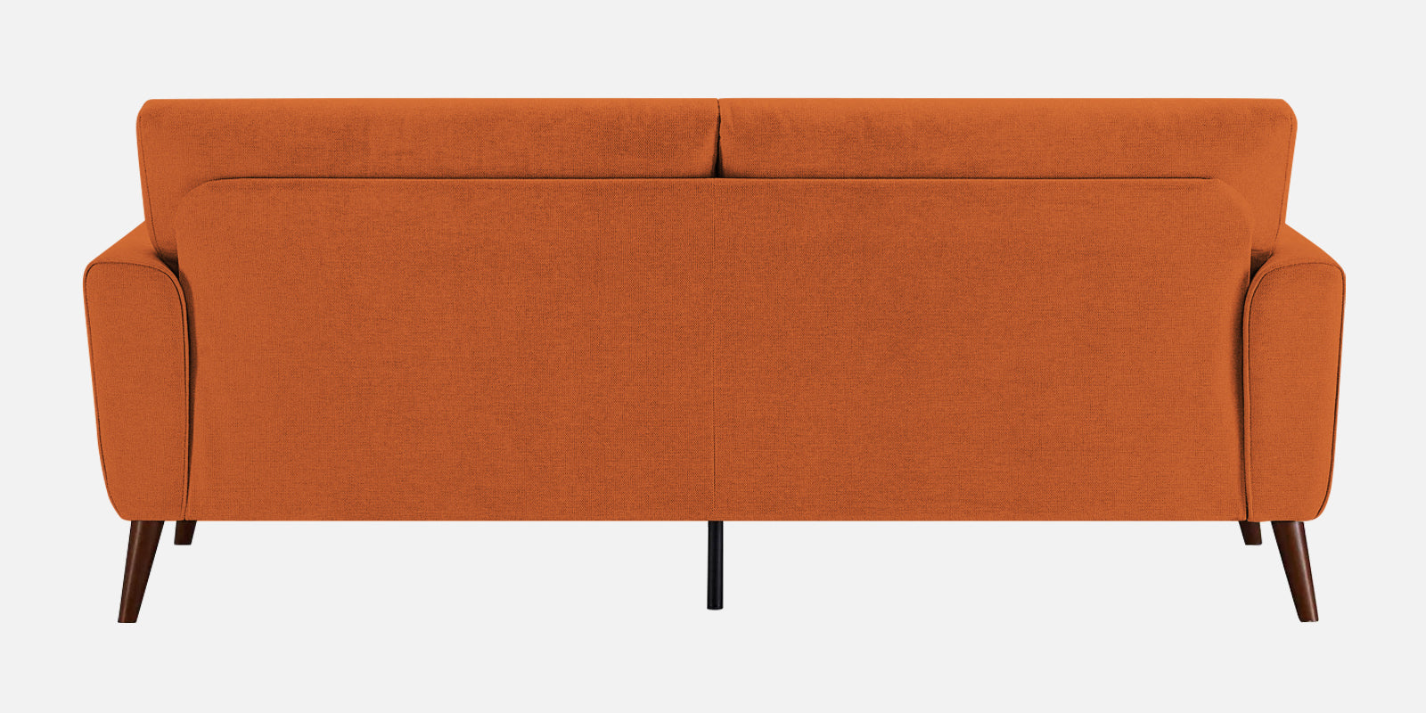 Castro Fabric 3 Seater Sofa In Vivid Orange Colour - Febonic Living