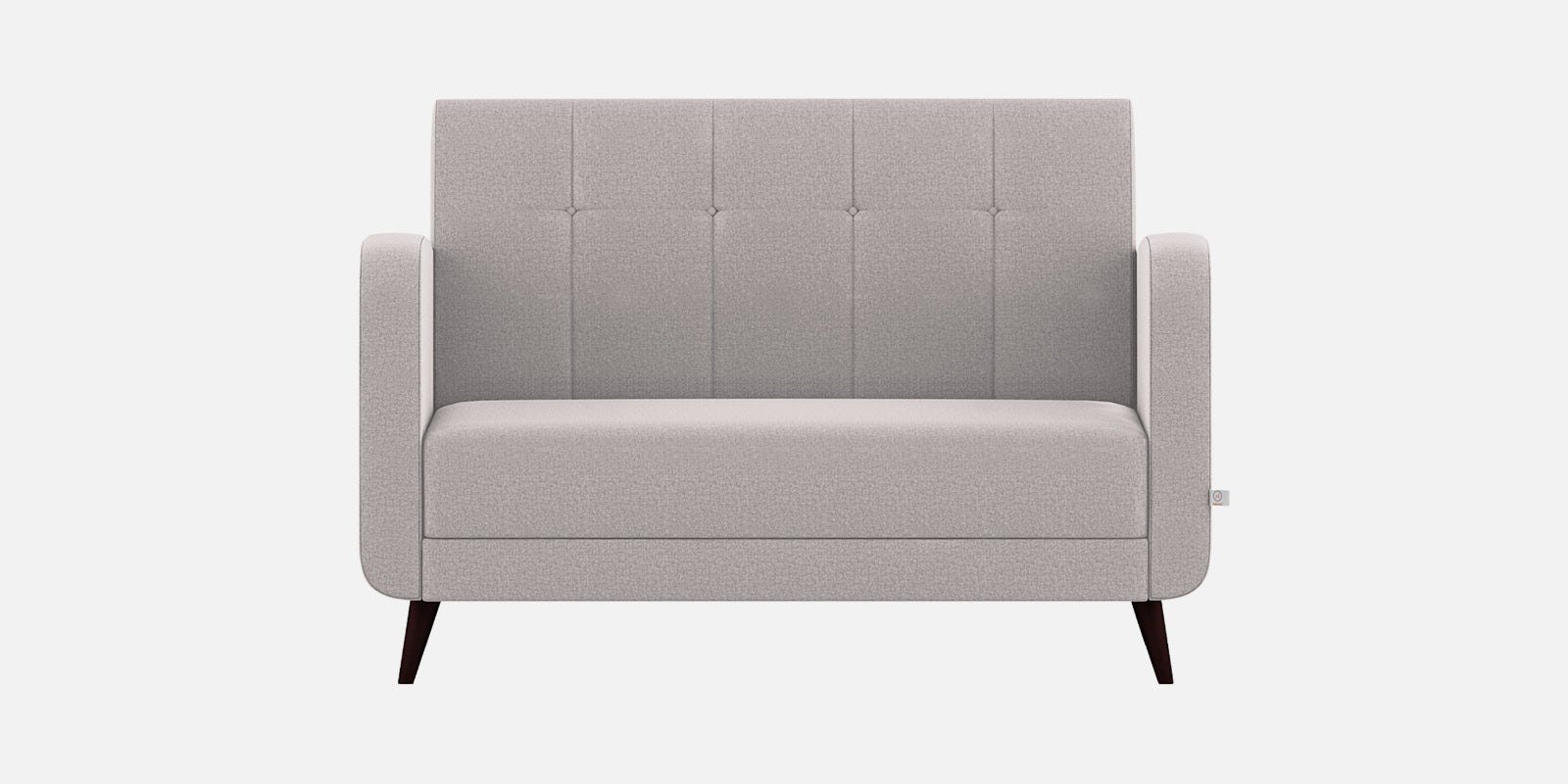 Wiki Velvet 2 Seater Sofa In Pearl Grey Colour - Febonic Living