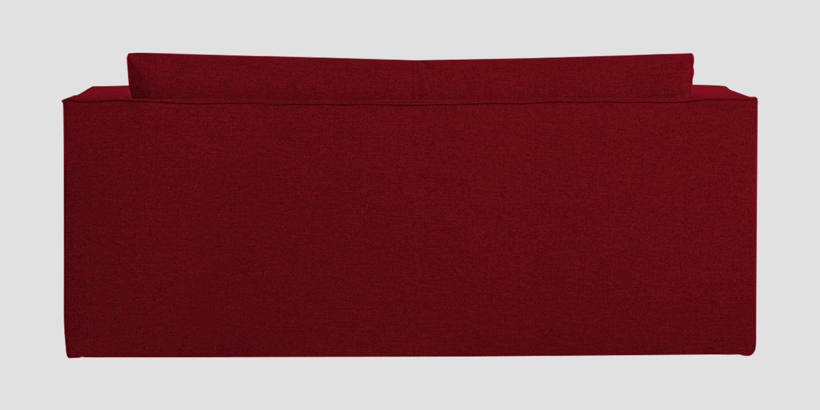 Kenia Fabric 3 Seater Foldable Sofa Cum Bed In Ruby Red Colour - Febonic Living