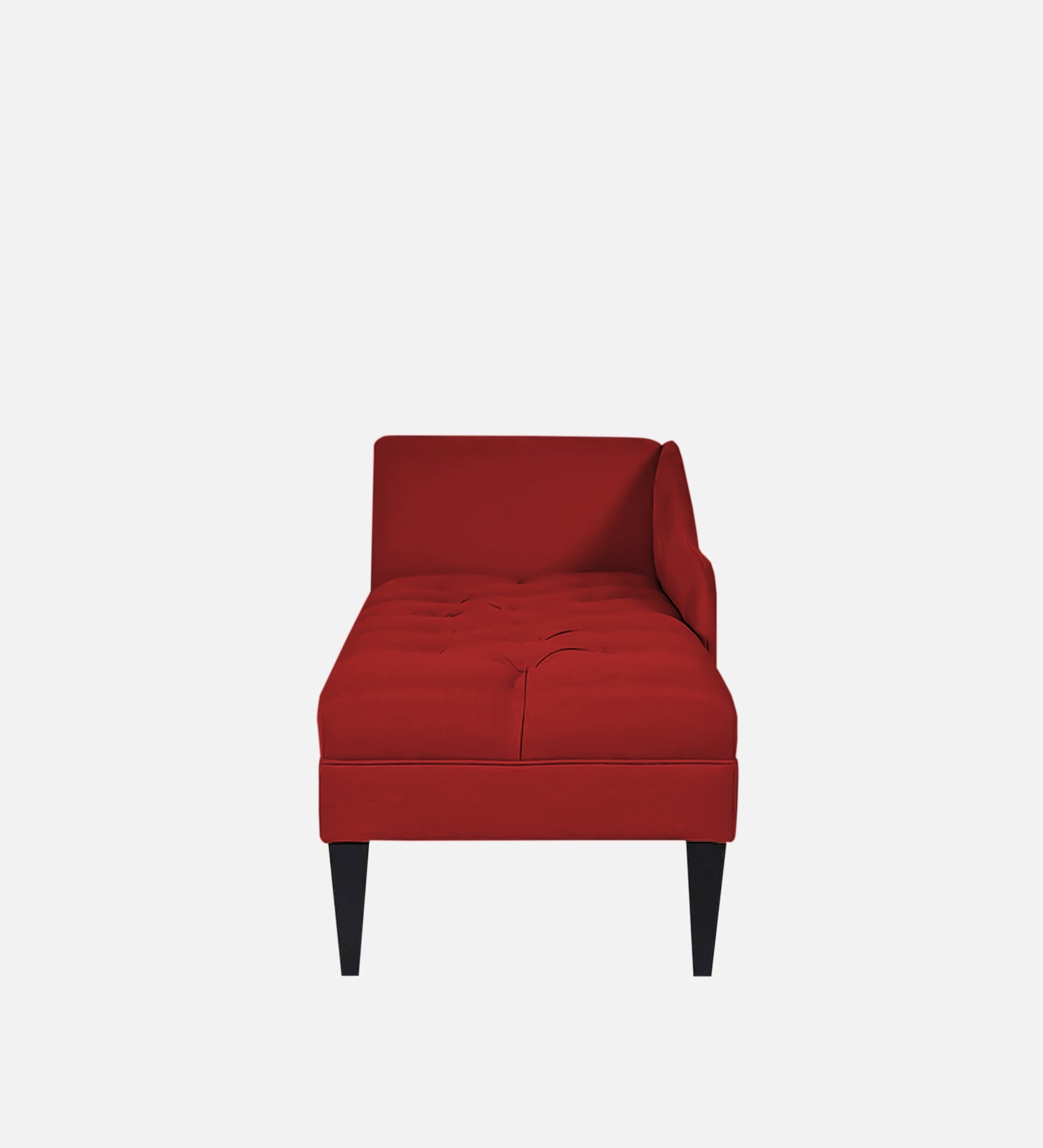 Adria Fabric RHS Chaise Lounger In Blood Maroon Colour - Febonic Living