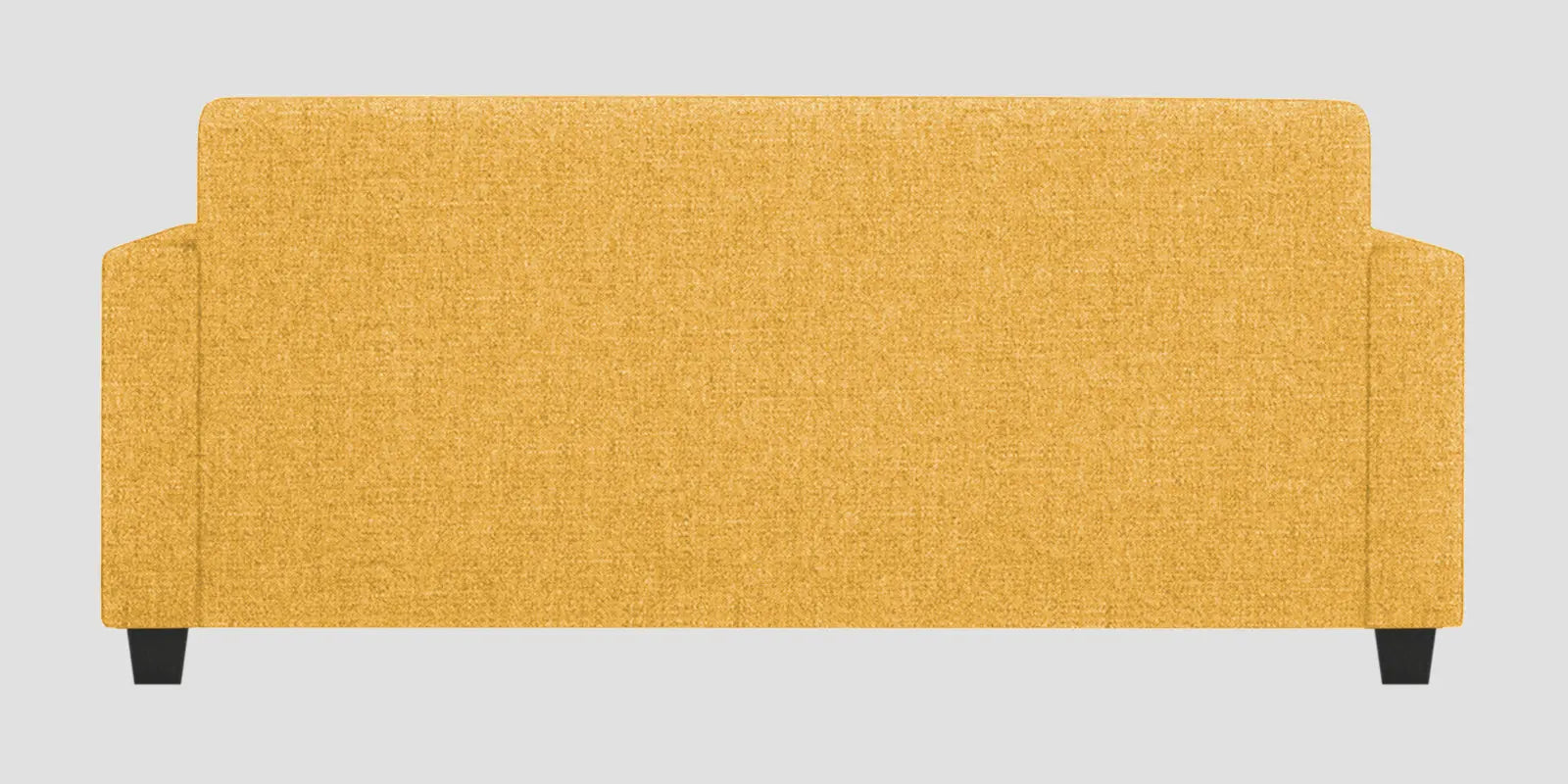 Lipu Fabric 3 Seater Sofa In Bold-Yellow Colour Febonic Living