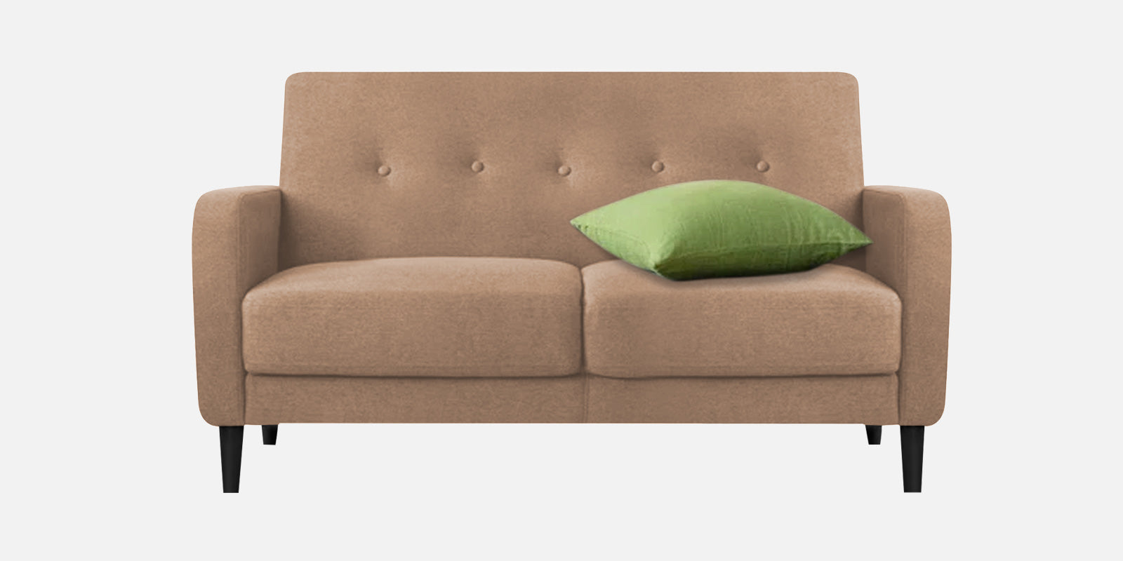 Marq Fabric 2 Seater Sofa In Cosmic Beige Colour - Febonic Living