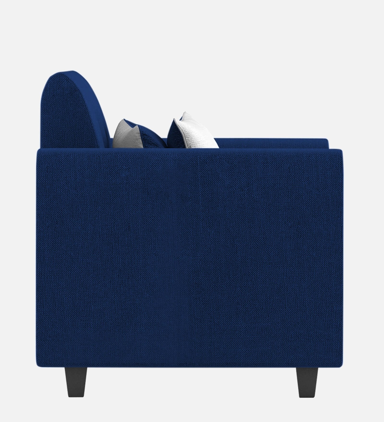Denmark Fabric 1 Seater Sofa In Royal Blue Colour - Febonic Living