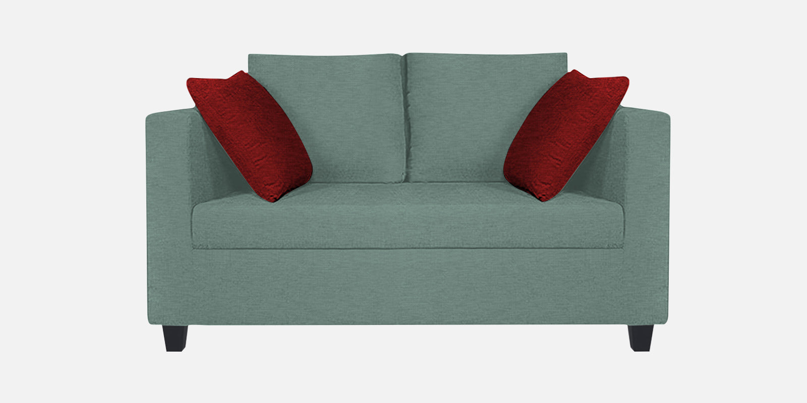 Nuska Fabric 2 Seater Sofa In Suka Grey Colour - Febonic Living