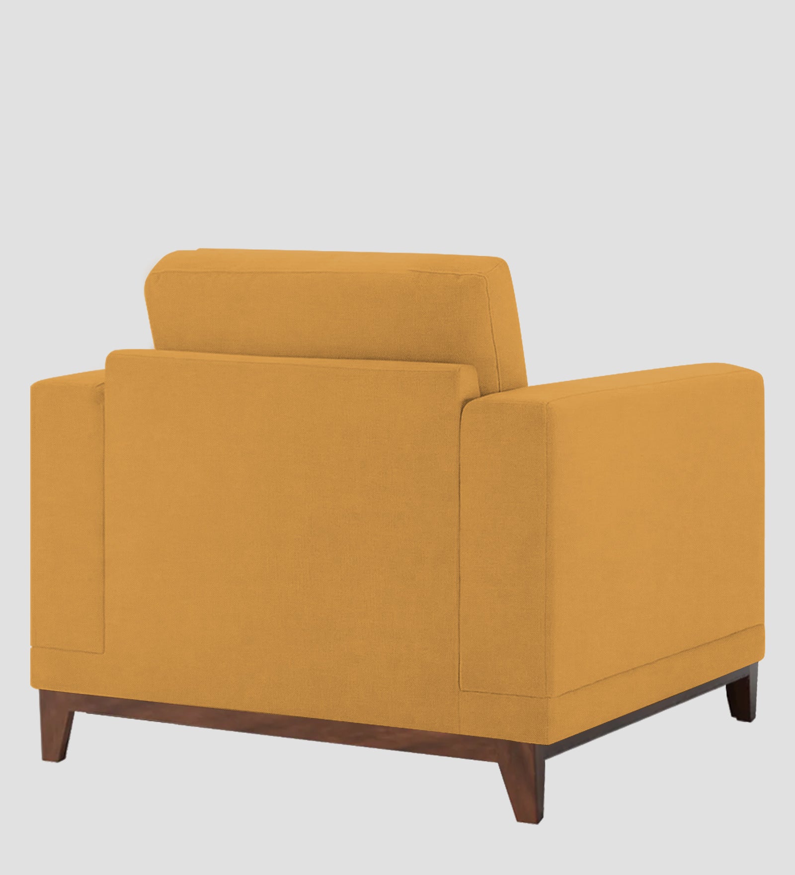 Esha Fabric 1 Seater Sofa In Corn Yellow Colour - Febonic Living