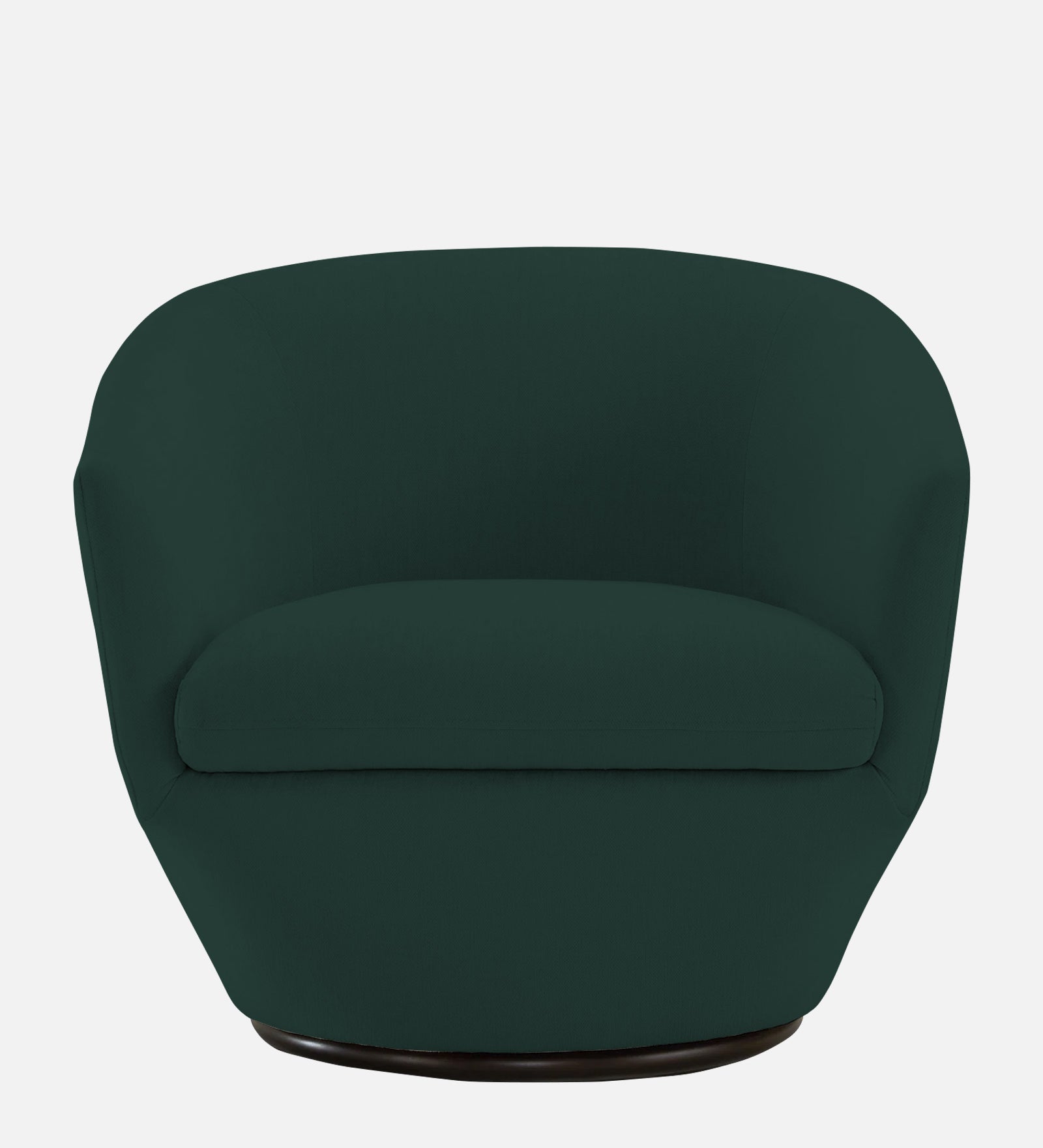 Haddie Velvet Swivel Chair In Forest Green Colour - Febonic Living
