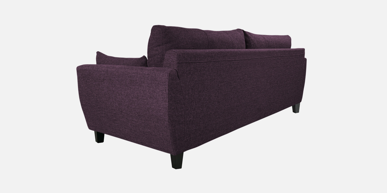 Mario Fabric 3 Seater Sofa In Greek Purple Colour - Febonic Living