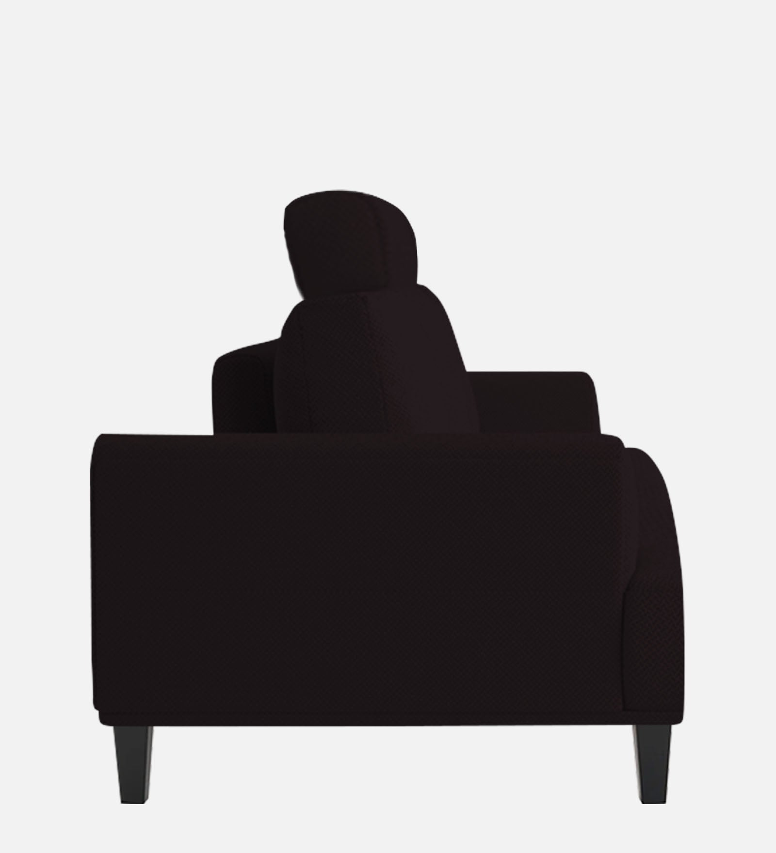 Como Fabric 1 Seater Sofa in Cara Brown Colour
