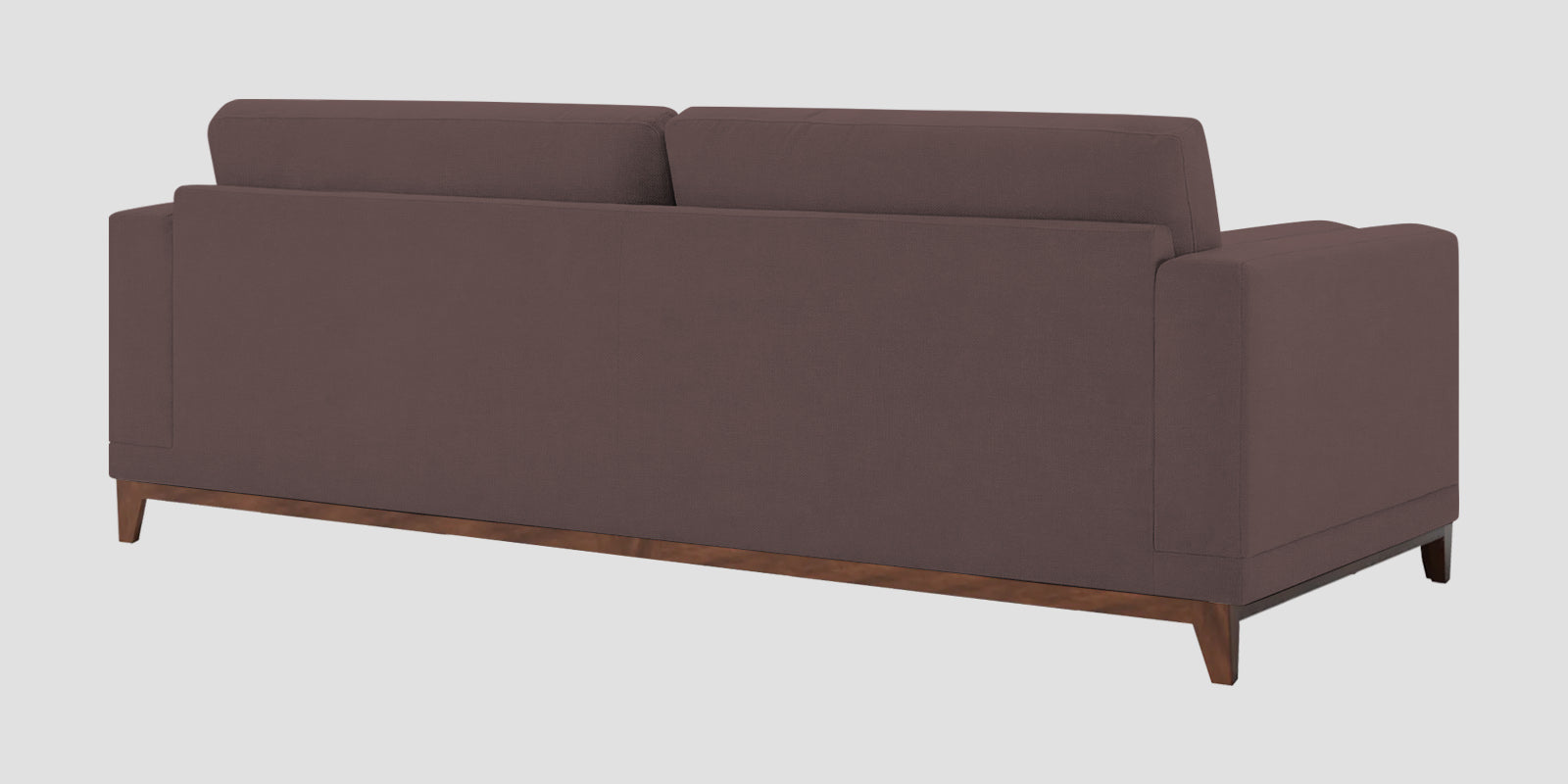 Esha Fabric 3 Seater Sofa In Night Brown Colour - Febonic Living